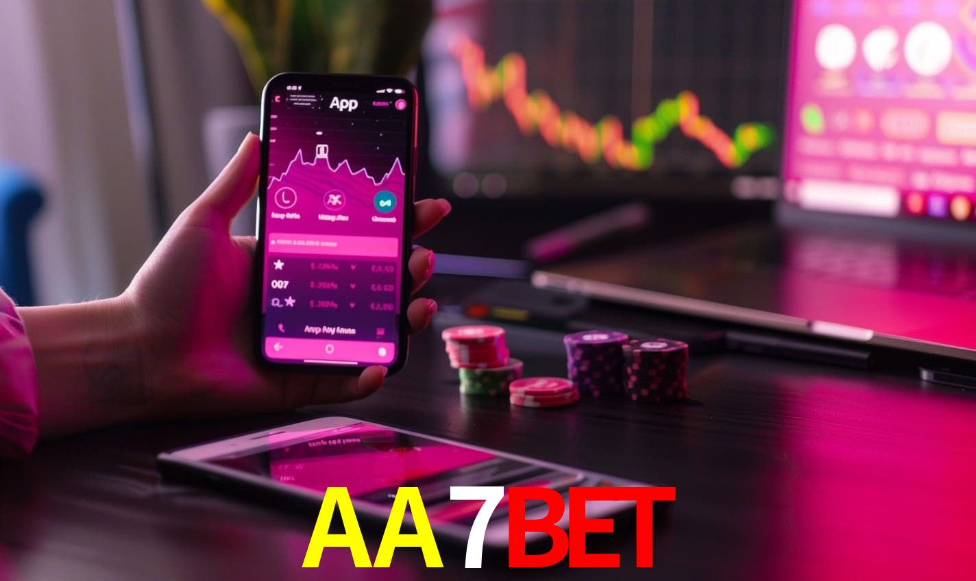 Comparação APP mobile vs versão web da AA7BET